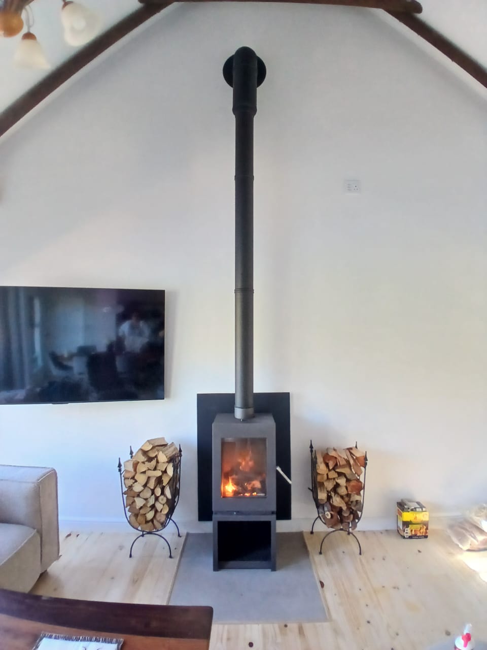 Firefrog fireplace installation